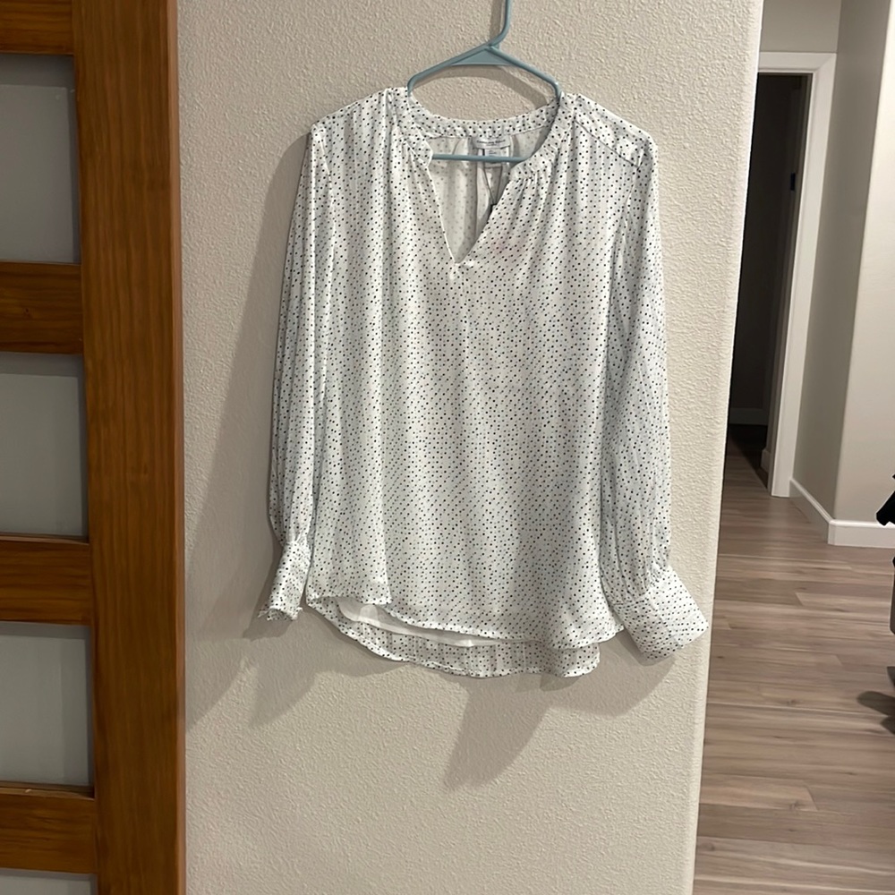 Carolina Belle dressy long sleeve blouse size L